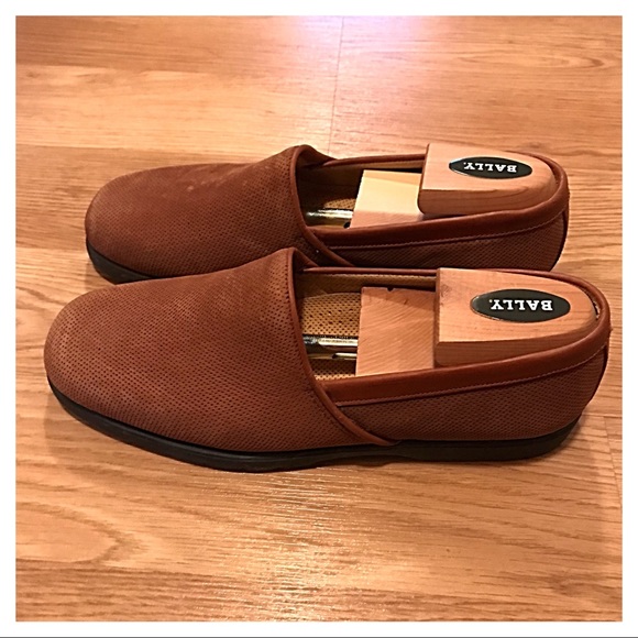 {Bally} Suede Slip-on Loafers, 9 - Picture 5 of 7
